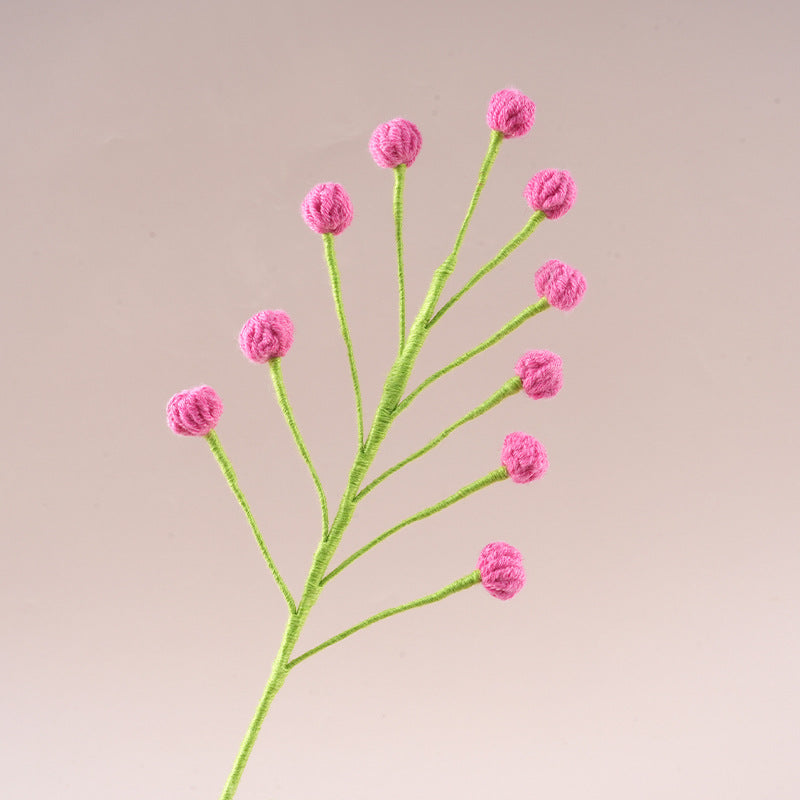Handmade Crochet Snowberry Stems – Set of 10