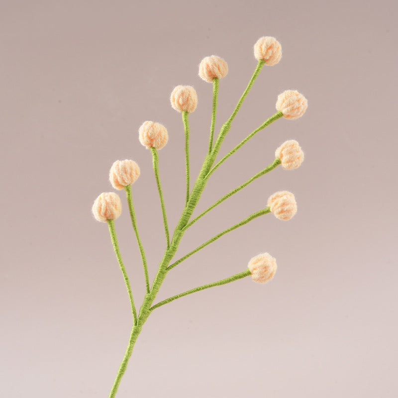 Handmade Crochet Snowberry Stems – Set of 10