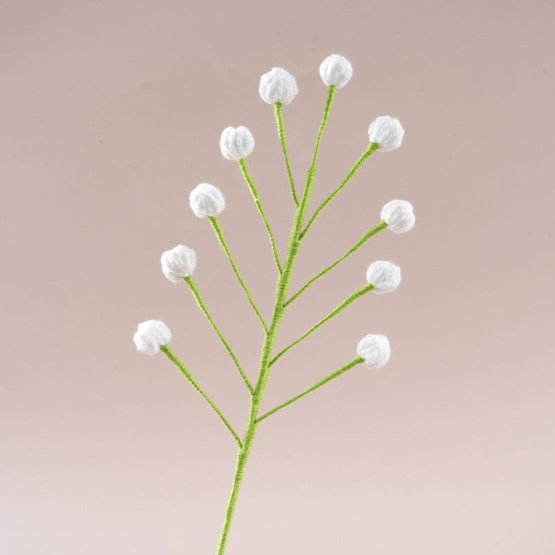 Handmade Crochet Snowberry Stems – Set of 10
