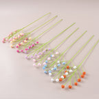 Handmade Crochet Snowberry Stems – Set of 10
