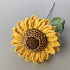 Crochet Sunflower Stems — 5-Pack