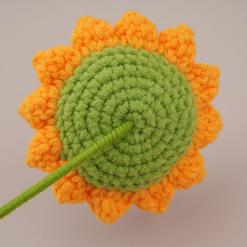 Handmade Crochet Sunflower – Set of 10 Stems