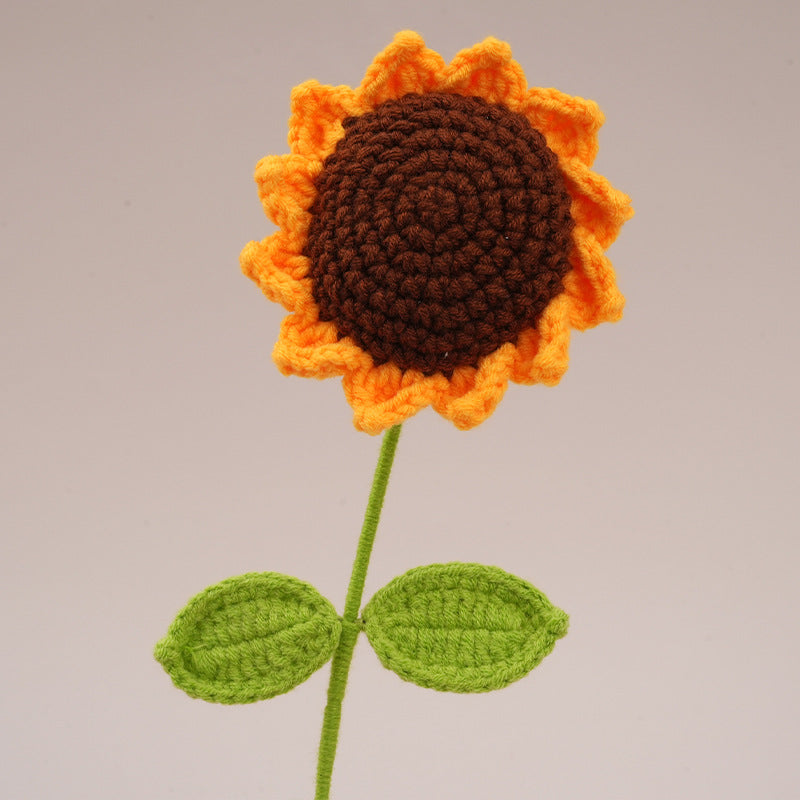 Handmade Crochet Sunflower – Set of 10 Stems