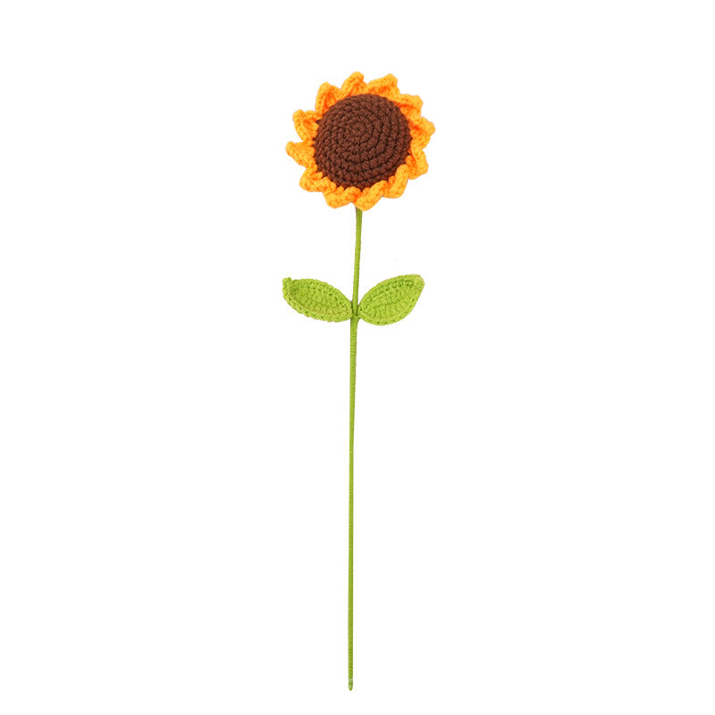 Handmade Crochet Sunflower – Set of 10 Stems