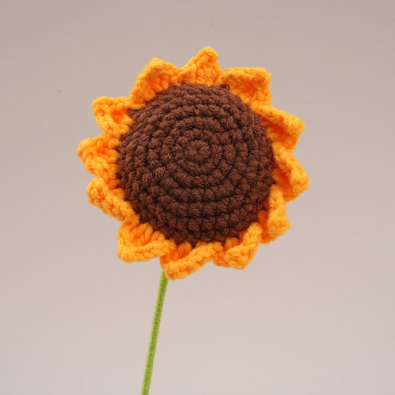 Handmade Crochet Sunflower – Set of 10 Stems