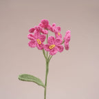 10PC Handmade Crochet Wildflower Stem – Colorful Forever Flower