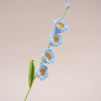 10PC Handmade Crochet Bellflower Stem – Colorful Forever Bloom