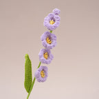 10PC Handmade Crochet Bellflower Stem – Colorful Forever Bloom