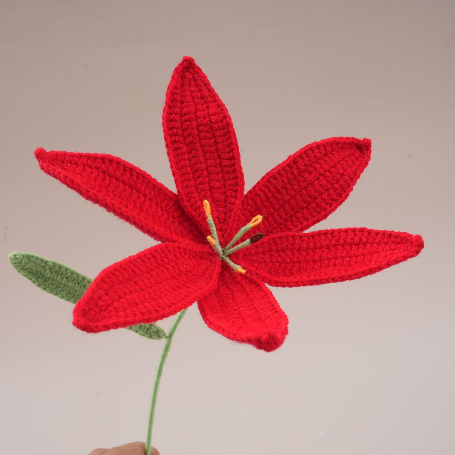 10 Pcs Handmade Crochet Lily Flowers