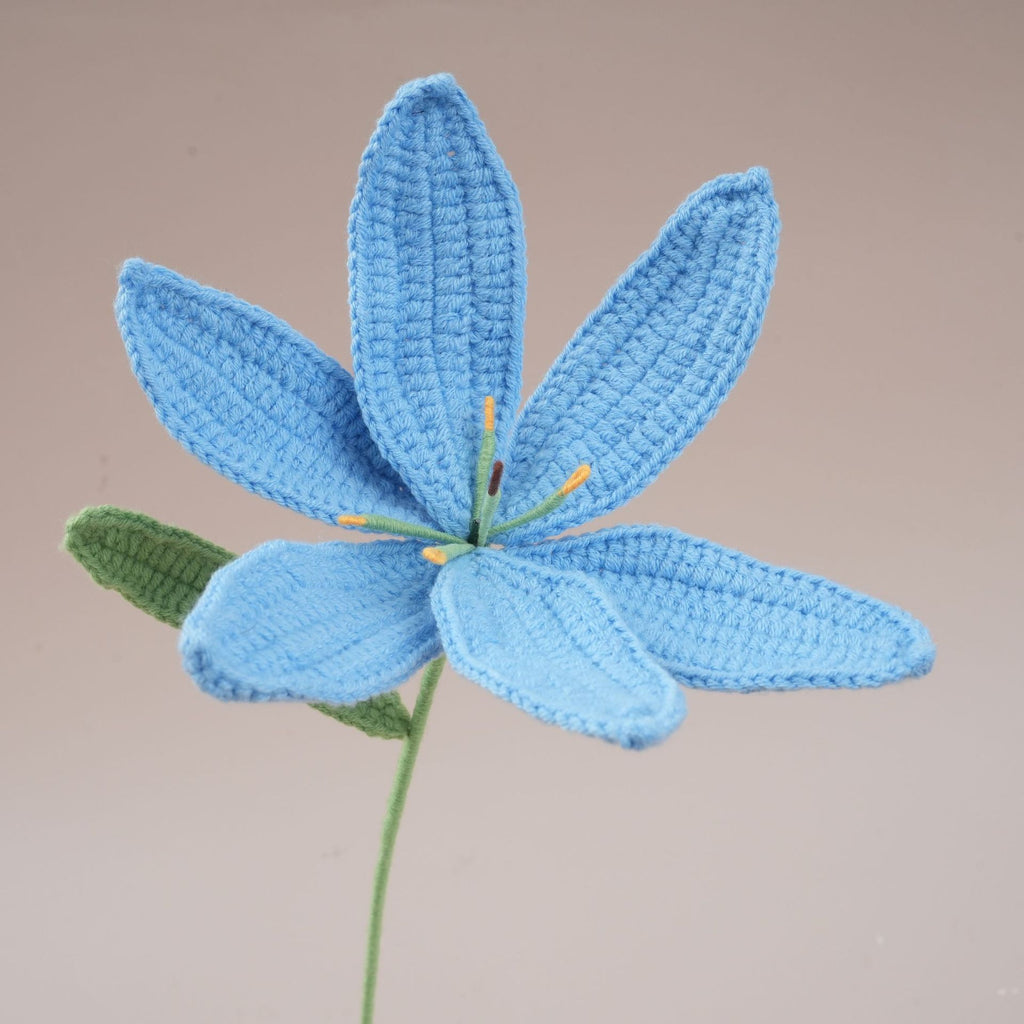 10 Pcs Handmade Crochet Lily Flowers