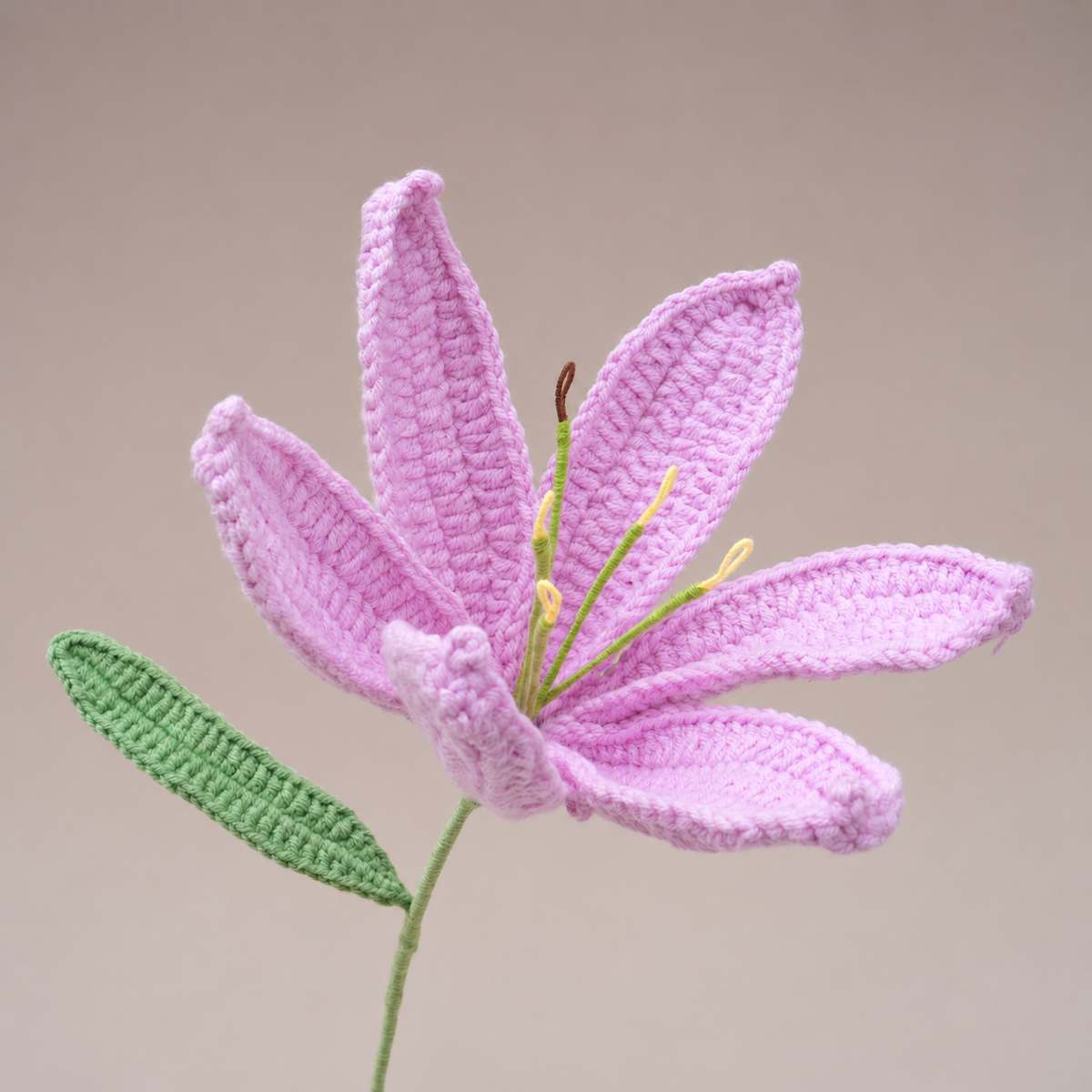 10 Pcs Handmade Crochet Lily Flowers