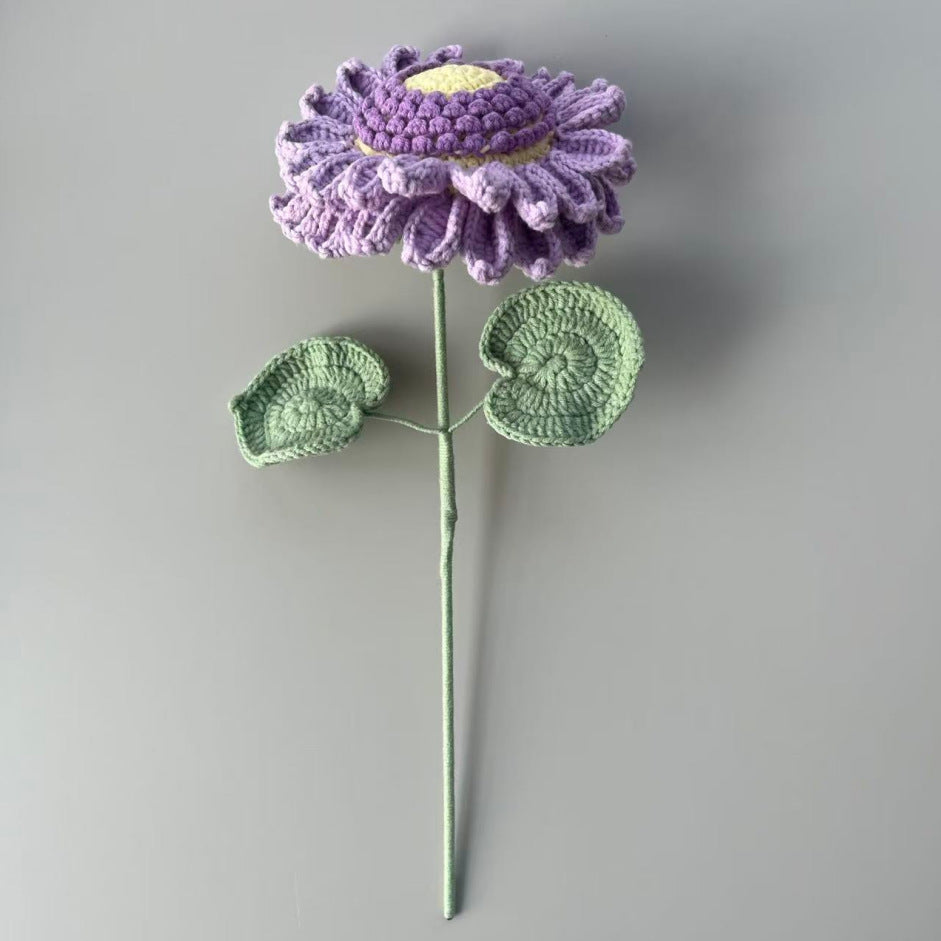 Crochet Sunflower Stems — 5-Pack