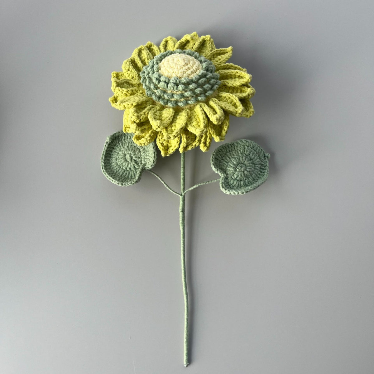 Crochet Sunflower Stems — 5-Pack