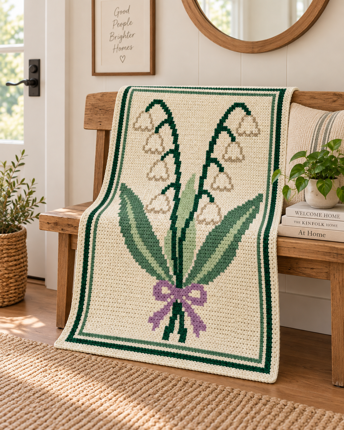 Lily C2C Crochet Blanket Pattern PDF-Digital Download
