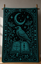 Raven Moon C2C Crochet Mosaic Pattern-Digital Download