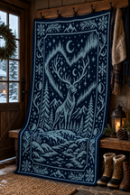 Reindeer Aurora C2C Crochet Mosaic Pattern-Digital Download