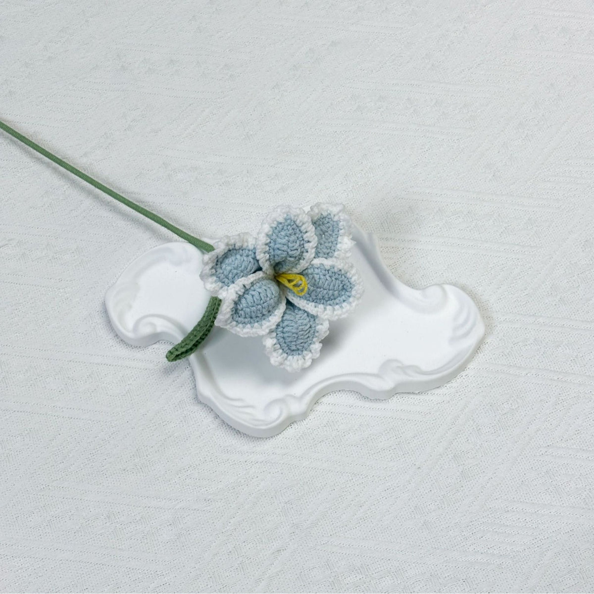 Crochet Parrot Tulip Stems-10-Pack