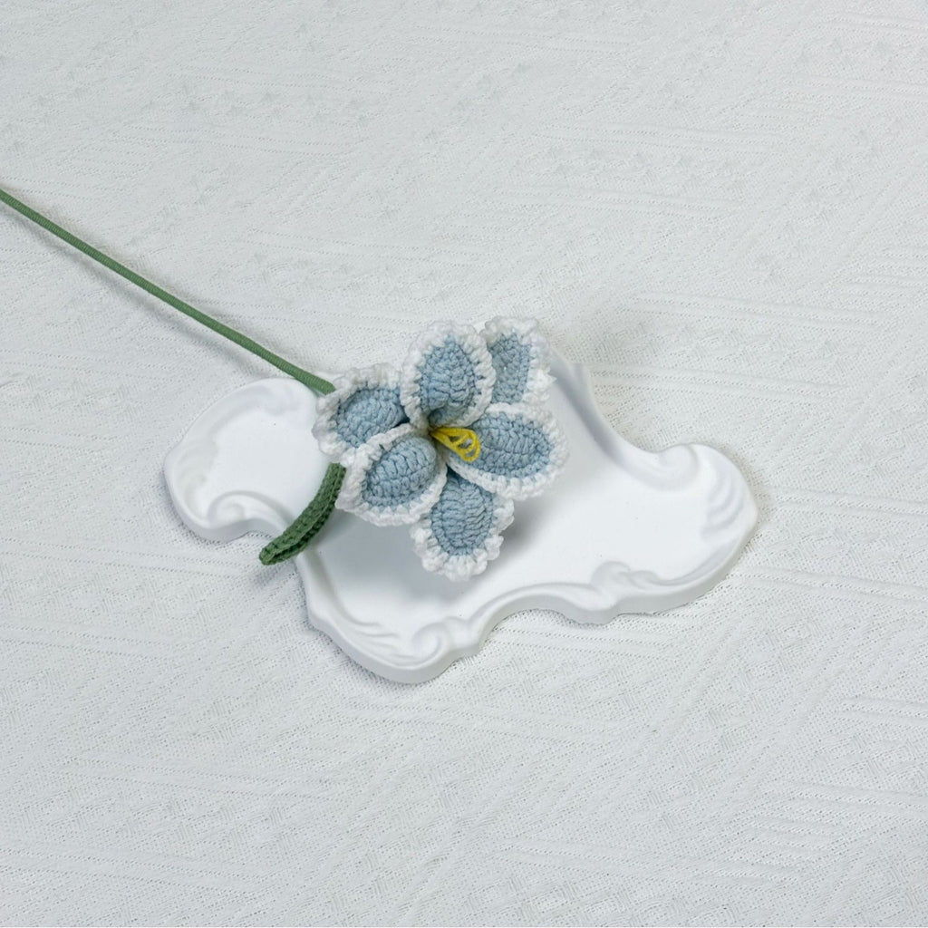 Crochet Parrot Tulip Stems-10-Pack