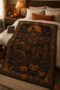 Scarecrow Pumpkin C2C Crochet Mosaic Pattern-Digital Download