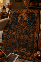 Scarecrow Pumpkin C2C Crochet Mosaic Pattern-Digital Download