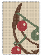 Christmas Highland Cow Mosaic Crochet Pattern -Digital Download