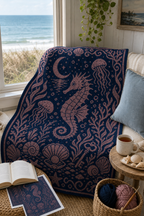 Seahorse C2C Crochet Mosaic Pattern-Digital Download