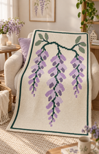 Wisteria C2C Blanket Pattern PDF-Digital Download