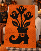 Halloween C2C Crochet Pattern Bundle – 10 Designs Digital Download