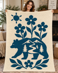 Bear Mountain River C2C Crochet Mosaic Pattern-Digital Download