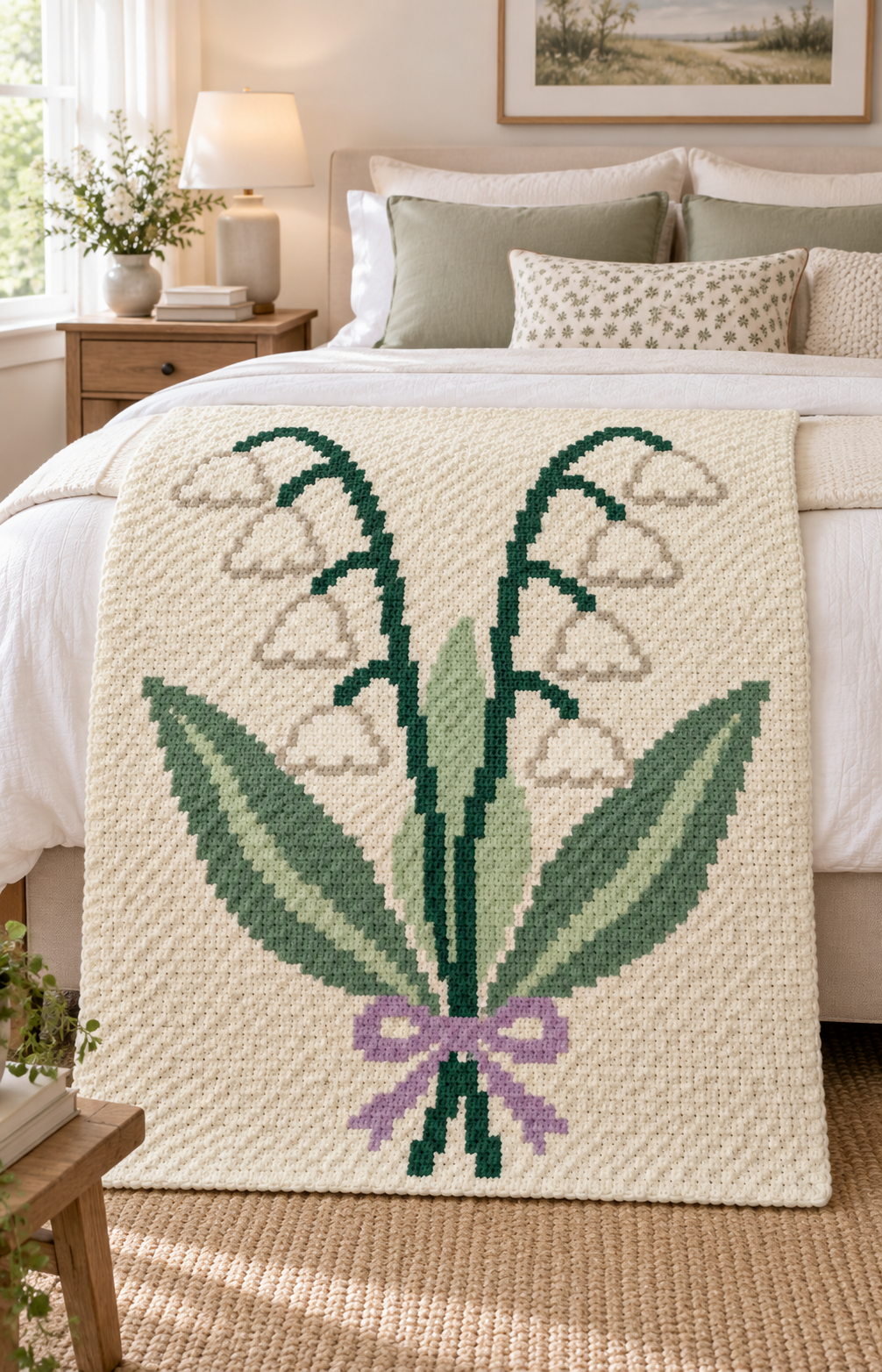 Lily C2C Crochet Blanket Pattern PDF-Digital Download