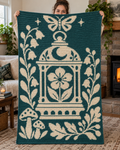 Moon Flower Lantern C2C Crochet Mosaic Pattern-Digital Download