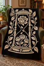 Rose Hourglass Butterfly C2C Crochet Mosaic Pattern-Digital Download