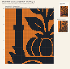 Ghost Witch Greenhouse C2C Crochet Mosaic Pattern-Digital Download