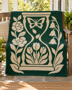 Butterfly Garden Hourglass C2C Crochet Mosaic Pattern-Digital Download