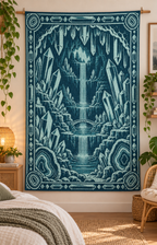 Crystal Waterfall C2C Crochet Mosaic Pattern-Digital Download
