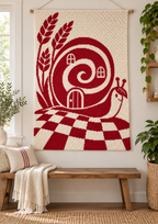 Snail House Garden C2C Crochet Mosaic Pattern-Digital Download