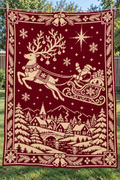 Santa Reindeer Village Crochet Mosaic Pattern-Digital Download