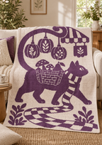 Market Cat Pumpkin Basket C2C Crochet Mosaic Pattern-Digital Download