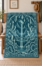 Crystal Waterfall C2C Crochet Mosaic Pattern-Digital Download