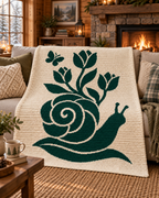 Snail Tulip Butterfly C2C Crochet Mosaic Pattern-Digital Download