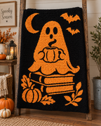 Ghost Pumpkin Halloween C2C Crochet Mosaic Pattern-Digital Download
