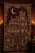 Rose Castle C2C Crochet Mosaic Pattern-Digital Download