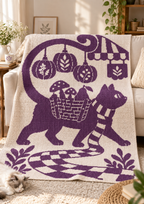 Market Cat Pumpkin Basket C2C Crochet Mosaic Pattern-Digital Download