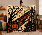 Halloween Pumpkin Path C2C Crochet Mosaic Pattern-Digital Download
