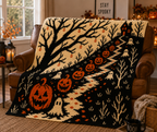 Halloween Pumpkin Path C2C Crochet Mosaic Pattern-Digital Download