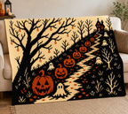 Halloween Pumpkin Path C2C Crochet Mosaic Pattern-Digital Download