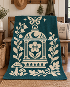Moon Flower Lantern C2C Crochet Mosaic Pattern-Digital Download