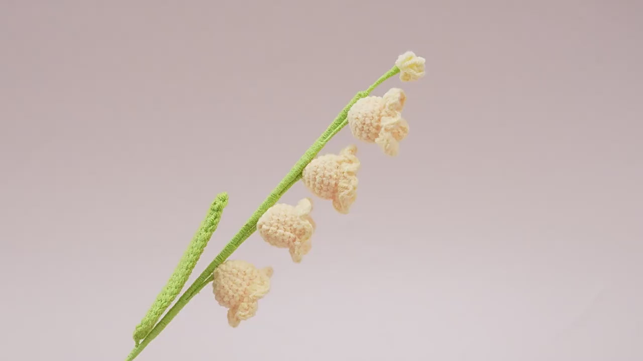 Crochet Bellflower Stems — 10-Pack