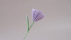 10 Stems Handmade Crochet Cosmos Flowers for Vase Decor & Gifts