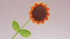 Handmade Crochet Sunflower – Set of 10 Stems